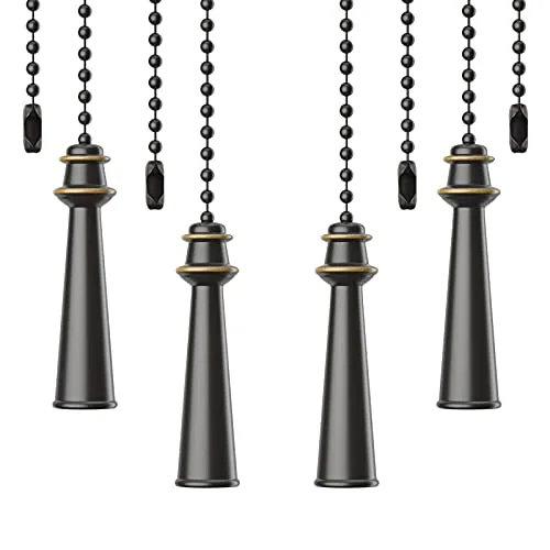 4 Packs Ceiling Fan Pull Chains Pendant Pull Chain Extension Ceiling Fan
