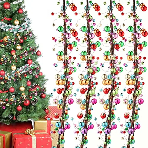 36 ft Multicolored Christmas Ball Garland Ball Ornaments Hanging Baubles