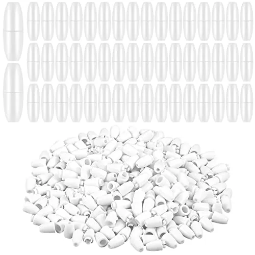 100 Pcs Breakaway Clasps for Necklace, White Bracelet Clasps