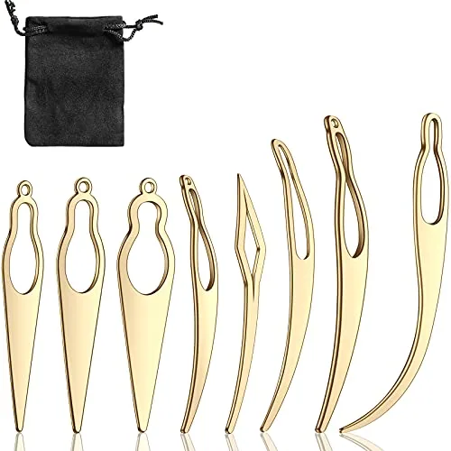 8 Pcs Interlocking Tool for Locs Dreadlocks Crochet Hook