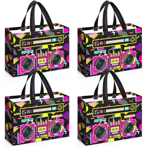 24 Pcs 80s 90s Birthday Party Favor Retro Goodie Bags