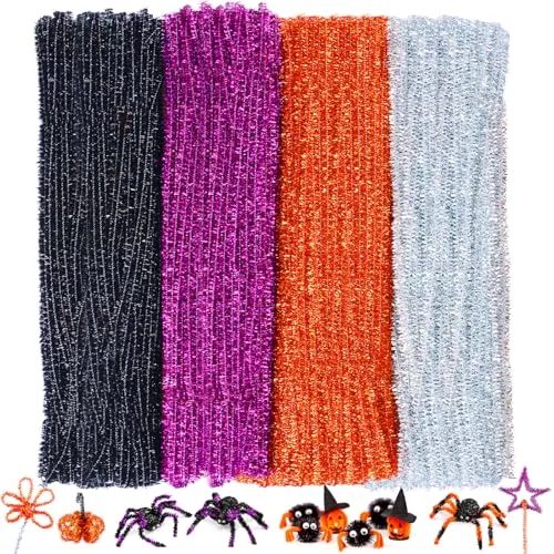 400 Pcs Halloween Pipe Cleaners