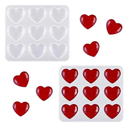 Heart Resin Silicone Mold,1 Piece