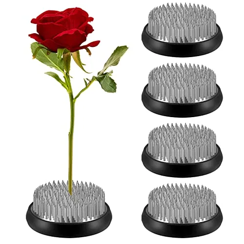 8 Pcs Flower Frogs 2 Inch Stainless Floral Frogs Kenzan Round Metal