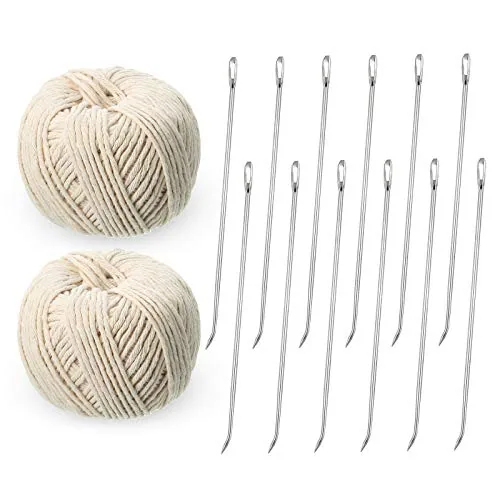 14 Pcs Poultry Lacing Kit Turkey Lacer 7 Inch Roasting