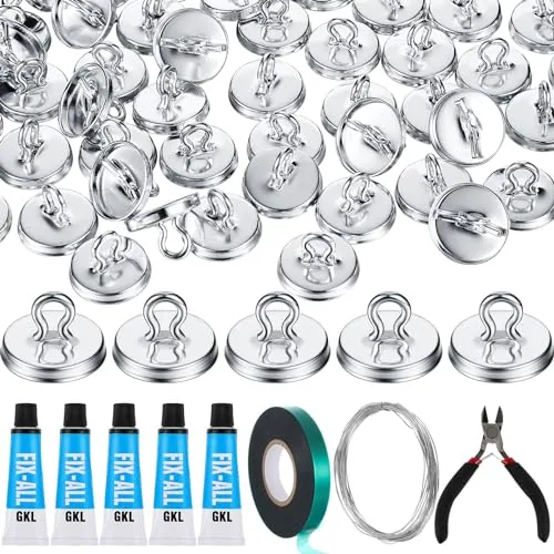 80 Pcs Plant Anchors Kit for Vine Wall Stucco Trellis