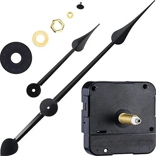Long Shaft High Torque Clock Movement Clock Motor with 7 Inch Spade Hands