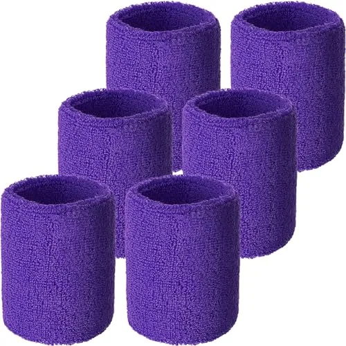 Sweatbands Wristbands for Football Basketball, Running Athletic Sports