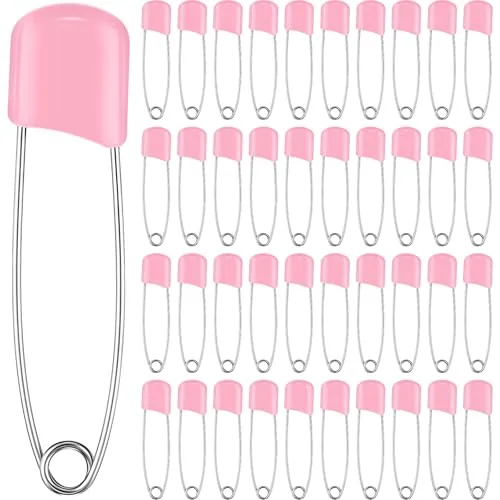 150 Pcs Large Safety Pins for Clothes,with Bag