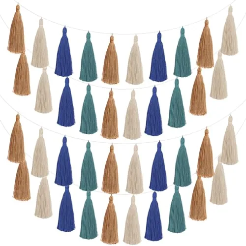 4 Pieces Tassel Garland for Classroom Wall