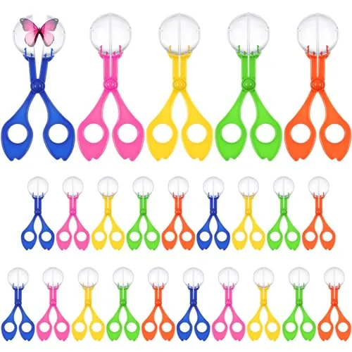 24 Pcs 24 Pcs Scoops Scissors for Sensory Bins Ball Bug Tongs Plastic Bug