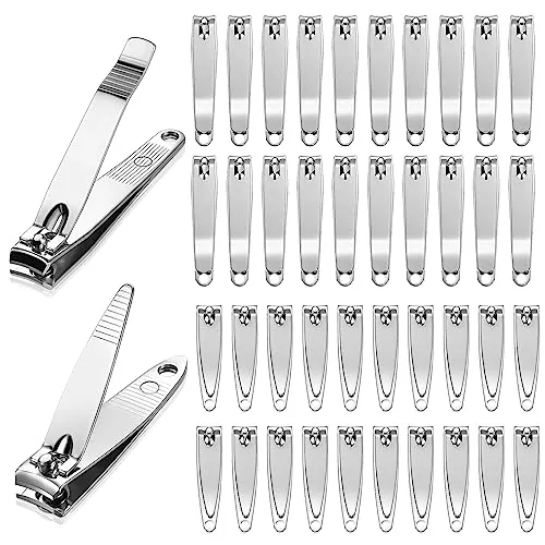 100 Pcs Nail Clippers Set, 50 Toenail 50 Fingernail Trimmer