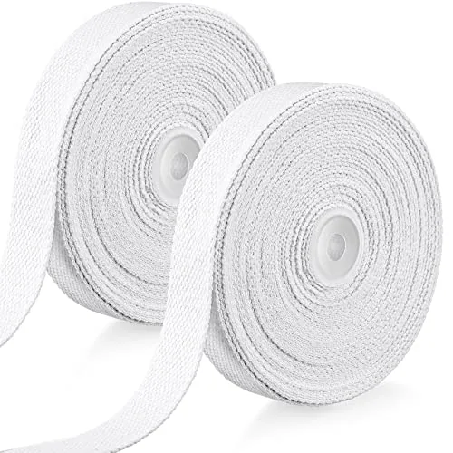 2 Rolls/ 20 Yards Cotton Webbing 1 Inch