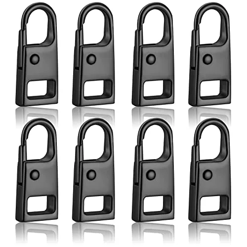8Pcs Zips