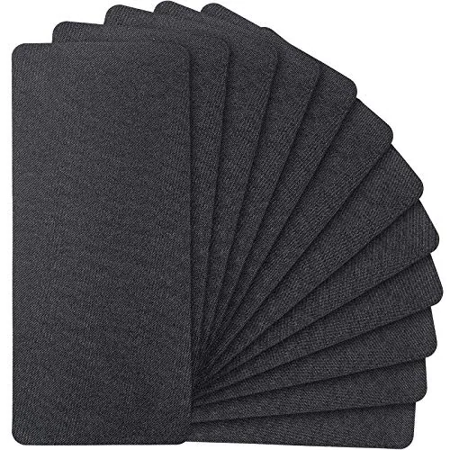 12 Sheets Iron-on Fabric Patches for Repair