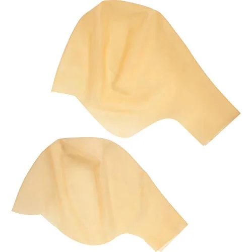 2 Pcs Bald Cap for Adults, Realistic Latex Wig Cap for Halloween
