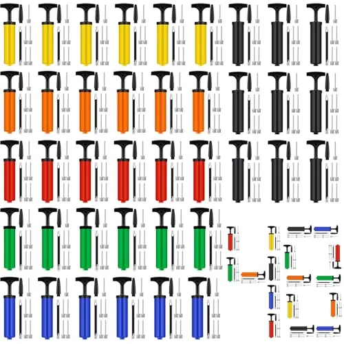 48 Set Ball Air Pump Bulk with Needle for Sports Balls