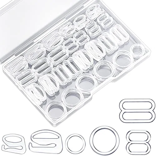 240 Pcs Bra Strap Hooks Slider, 3 Styles