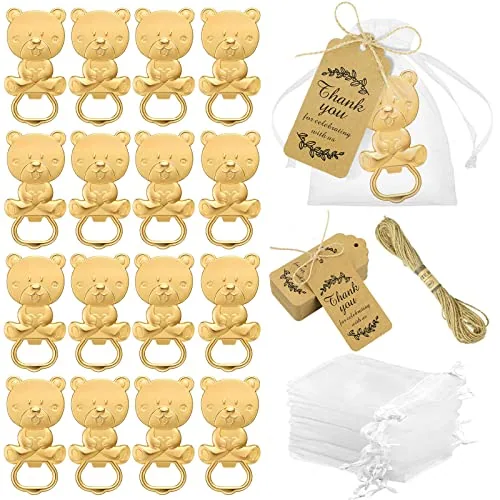 50 Set Popping Bottle Openers Baby Shower Favors Bear Bottle Opener