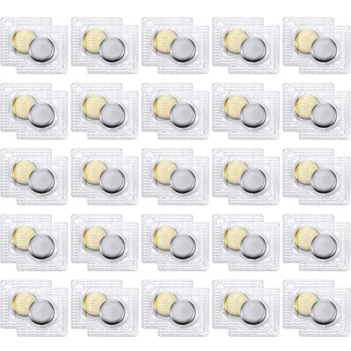 25 Pairs Hidden Magnetic Snap PVC Hidden Sew on Snaps Purse Closure for