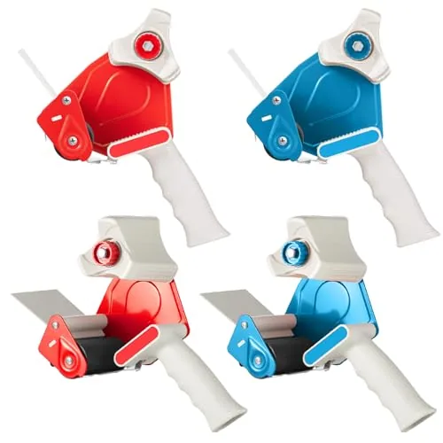 3 Inch Wide Tape Gun, 4 Pack