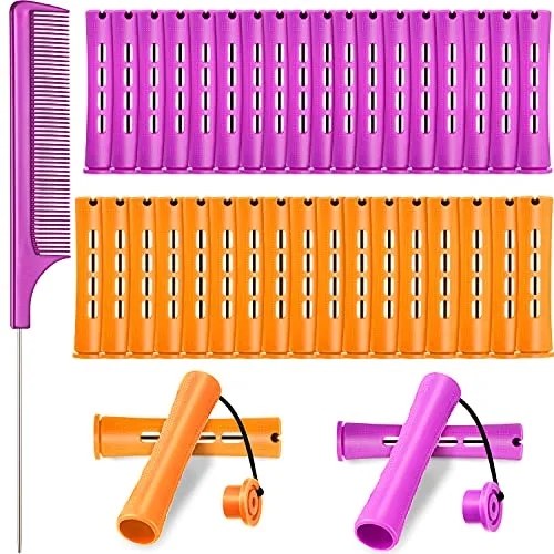 36 Pcs Perm Rods, Purple, Orange, 0.75,0.87 Inch