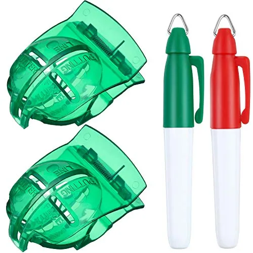 2 Pieces Golf Ball Line Marker Tool Marking Alignment Putting Tool and 2