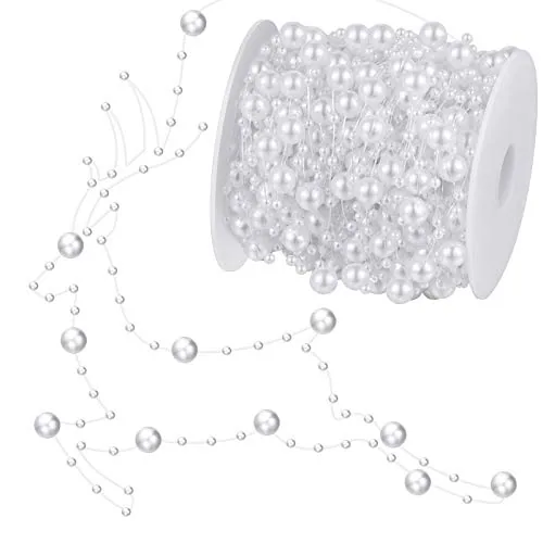 99 ft Christmas Pearls Garland Chain Wedding Decor