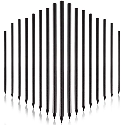 20 Pieces Wood Hair Sticks Chinese Hair Chopstick Clip Vintage Black