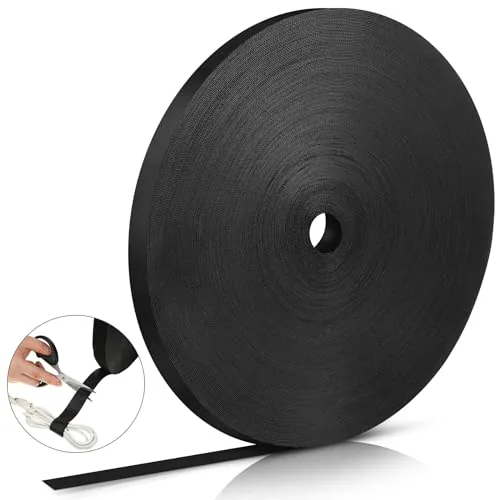 3/4 in x 300 ft Heavy Duty Hook and Loop Straps, 1 Roll