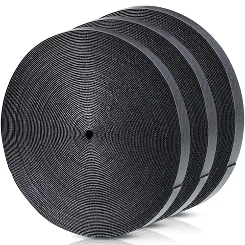 3/4 in x 90 ft Heavy Duty Hook and Loop Straps, 3 Roll