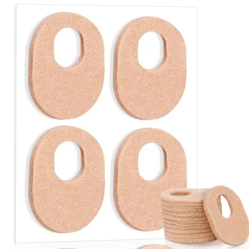 48 Pack Callus Pads, 1/8 in Thick Oval Corn Pads,1/8 Inch