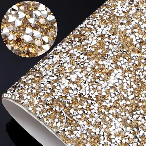 9.45 x 15.75 Inch, Bling Bling Rhinestone Sheet Resin Rhinestones Sticker