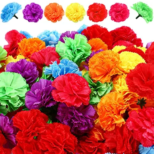 140 Pcs Marigold Flowers Head Decor,2 Inch