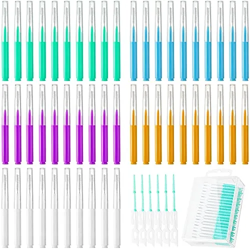350 Pieces Braces Brush Kit for Cleaner Interdental Flossing - Dental