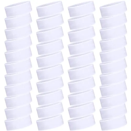 42 Pcs Sports Sweatbands Sweat Headband for Kids Colorful Basketball