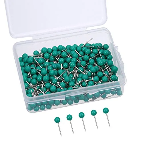 500 Pcs Map Push Pins Round Thumb Tack
