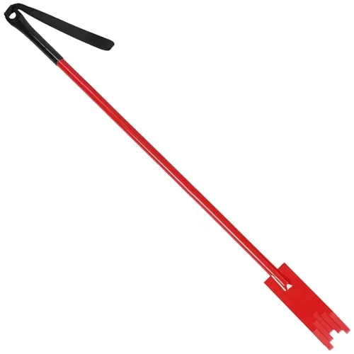 51.2 Inch Multi-Faceted Ice Chisel with PVC Handle Head Design Ice Picks