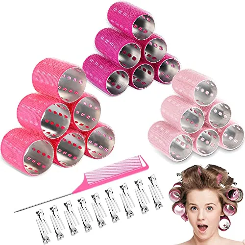 37 Pcs Self Grip Hair Rollers, 1.1