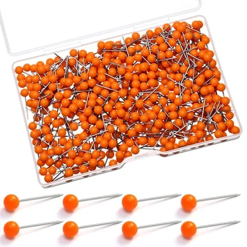 500 Pcs Map Push Pins Round Thumb Tack
