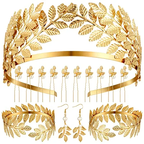15 Pieces Greek Goddess Costume Accessories for Women