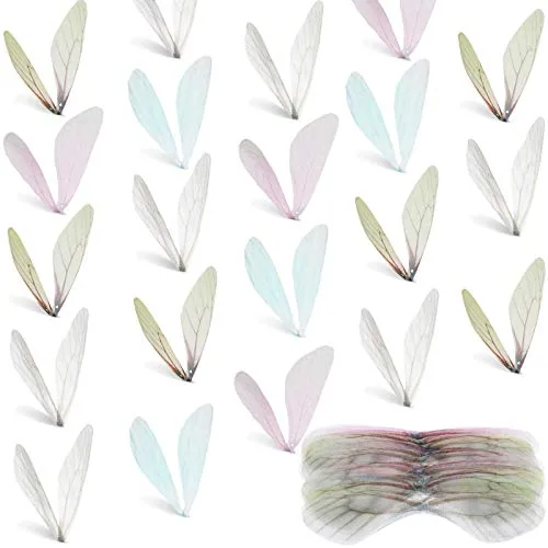 100 Pieces Dragonfly Charms Artificial Butterfly Craft Earring Charms for