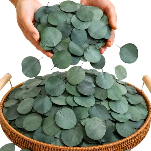 400+ Pcs Fake Eucalyptus Leaves Wedding Confetti