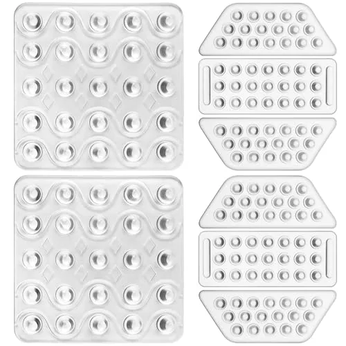 4 Sets Snowboard Stomp Pads, 3D Clear Antiskid Grip Pad Non-Slip Mat for