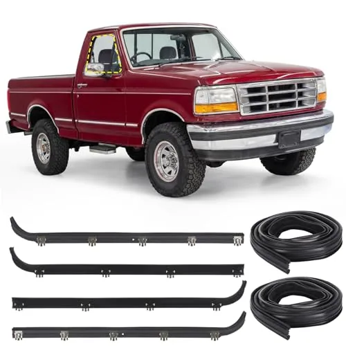 Window Trim Kit Compatible with Ford 1987-1997 F150 F250 F350 Bronco