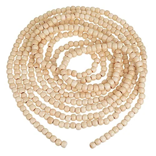 16 Feet Wood Bead Garland Christmas Tree