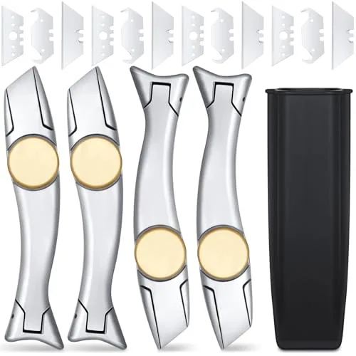 4 Sets Heavy Duty Navajas Para Roofing Knife with Blades