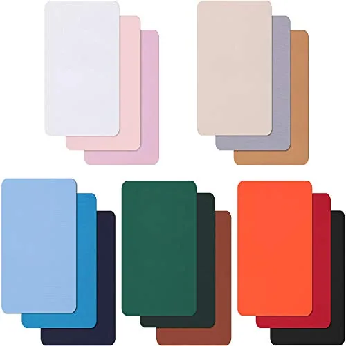 15 Pcs Nylon Repair Patches Self-Adhesive Waterproof for Jacket