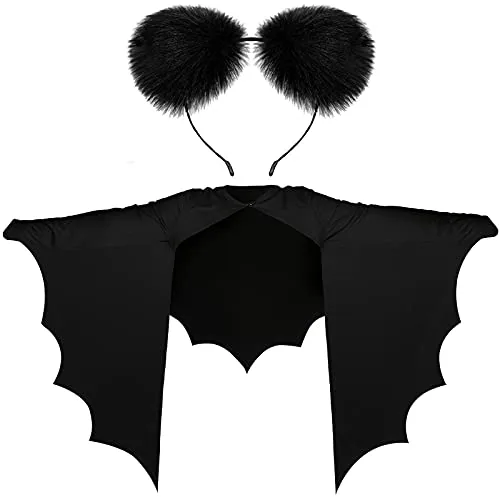 2 Pcs Halloween Bat Costume Accessories, XX Large