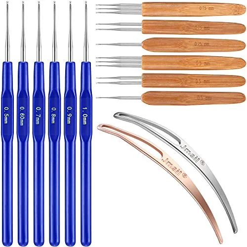14 Pcs Dreadlock Crochet Hook Set Crochet Hooks for Hair